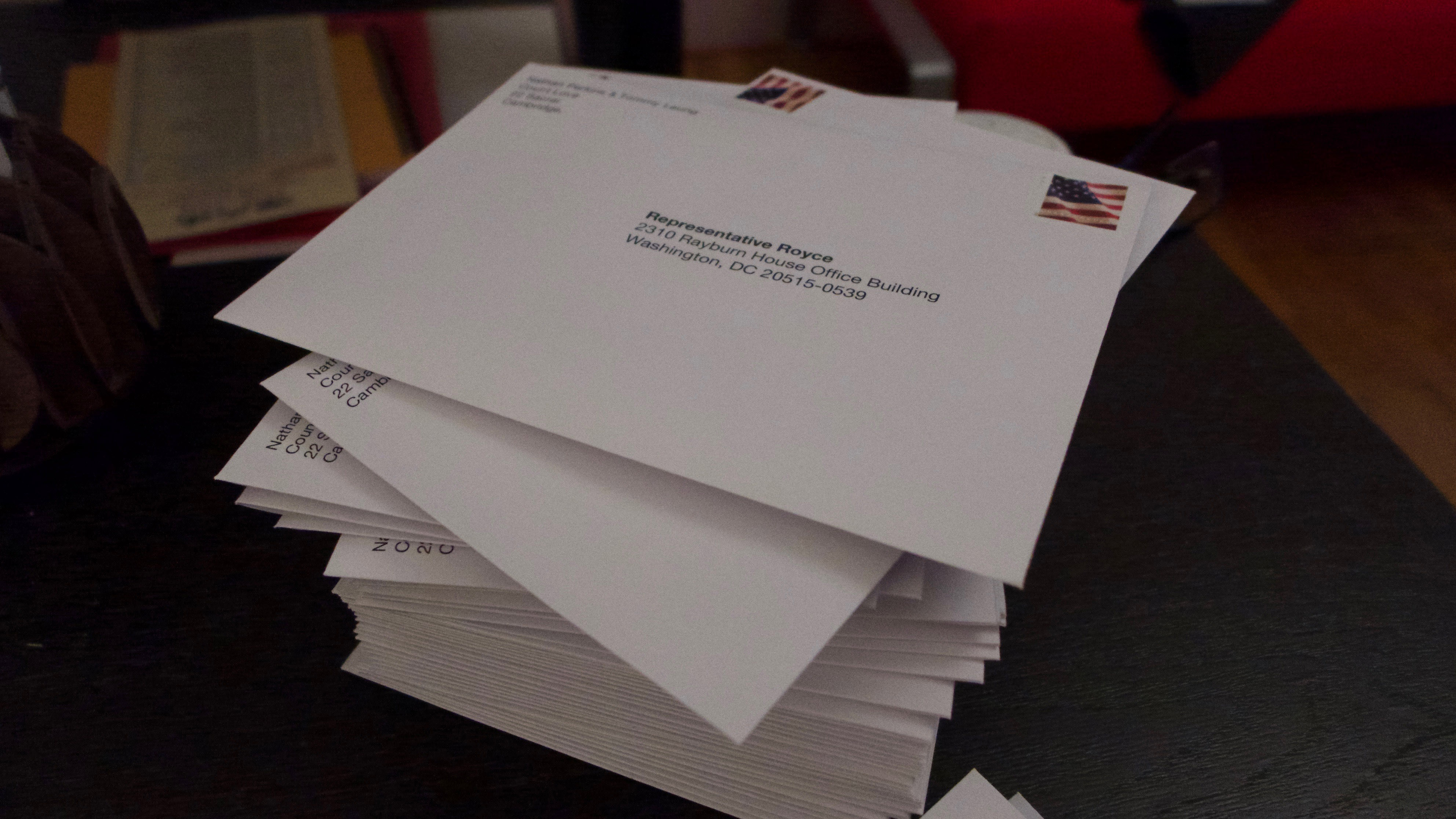 Protest Card for Ed Royce